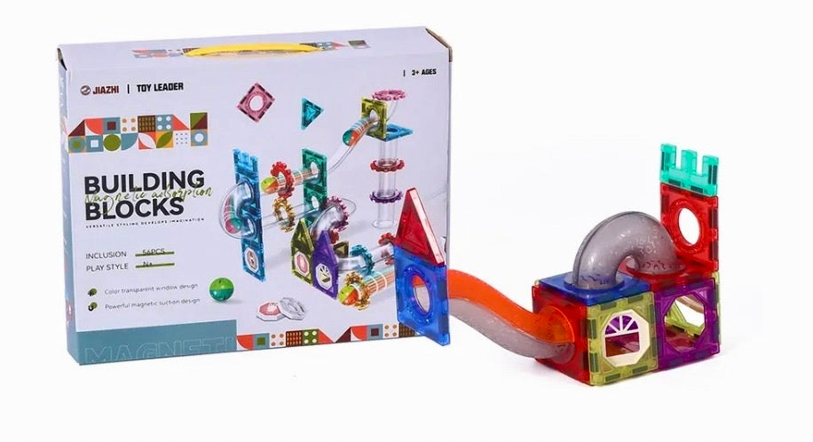 Juego De Construcción Con Imanes 56 Piezas
