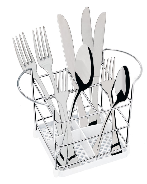 Soporte escurridor de cubiertos.