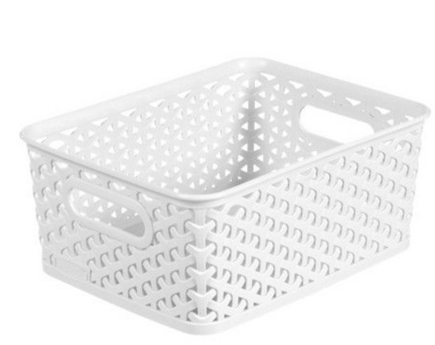 Cesta tramada 25x19x10.5cm