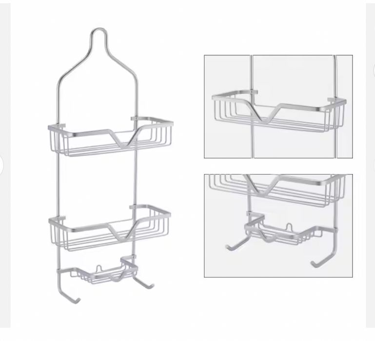 Organizador De Ducha Aluminio