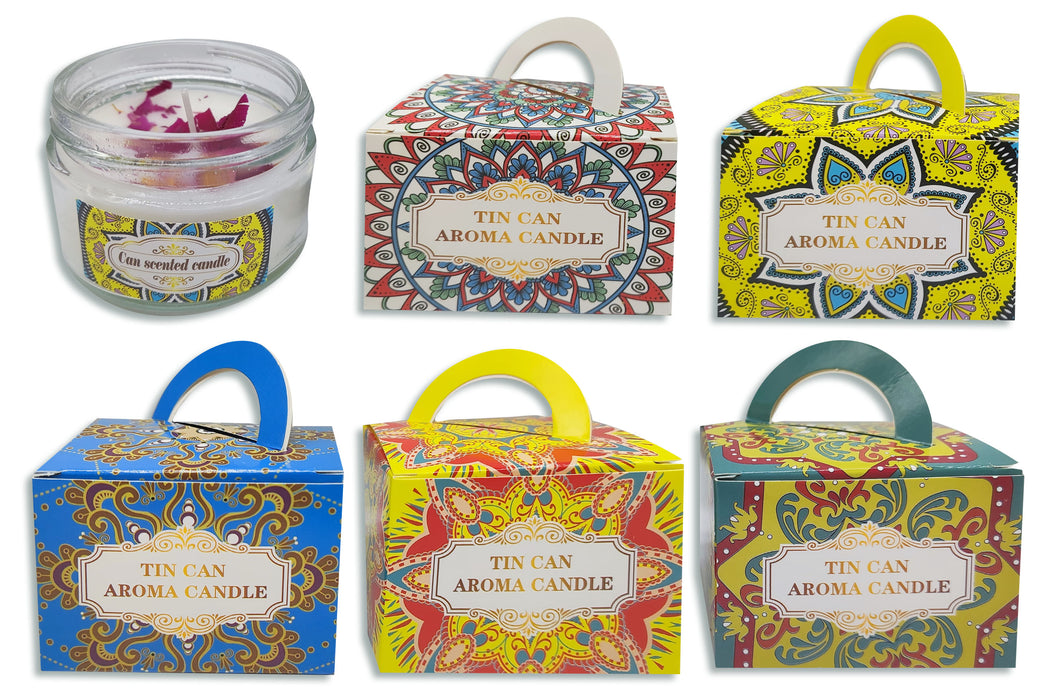 Vela aromática mandala