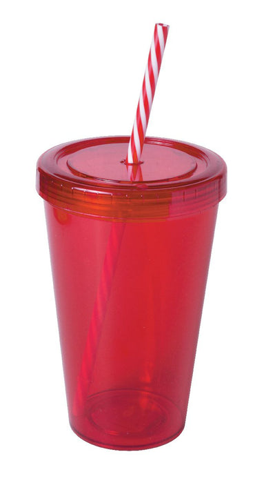 Vaso rojo 700ml