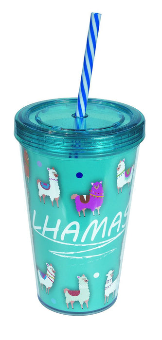 Vaso Llamas turquesa 500ml
