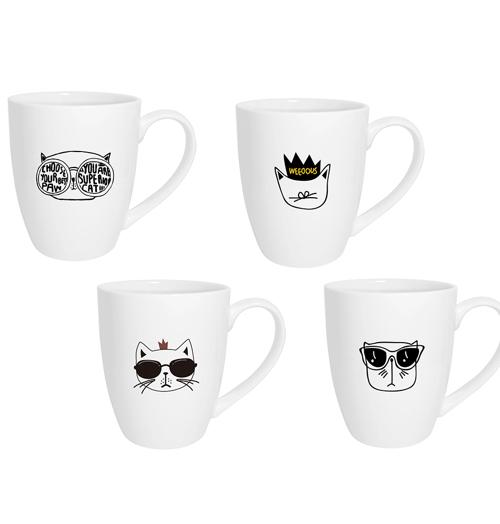 Tazas con diseño de gatitos