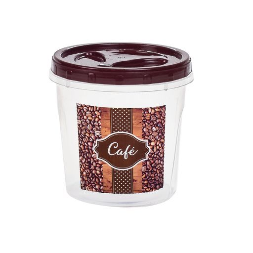 Pote con rosca para café 1.65 litros