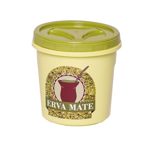 Recipiente con rosca para yerba 1.65 litros