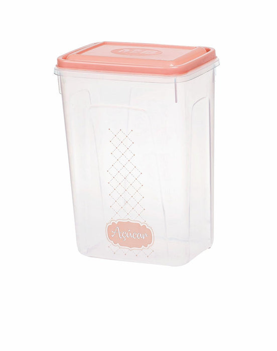 Recipiente rotulado para azucar 1.75 litros