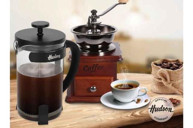 Cafetera prensa francesa con detalles en negro 600 y 800 ml