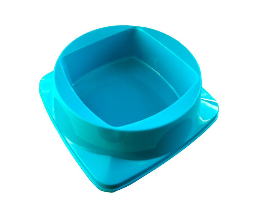 Comedero - Bebedero pop med 300 ml 14,5 x 14,5x 4,5 cm varios colores