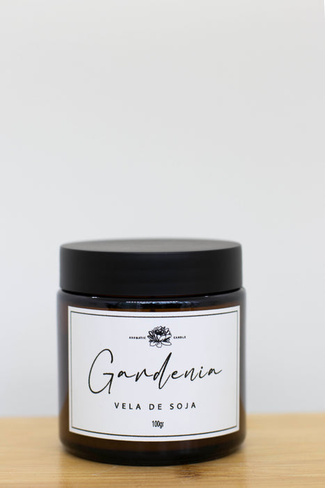 Velas de soja aromas gardenia y vainilla