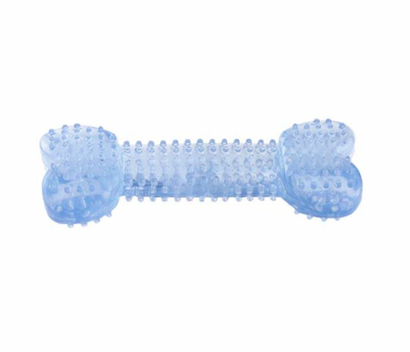 Hueso juguete para perros texturado, flexible 16,3 x 6,5 cm