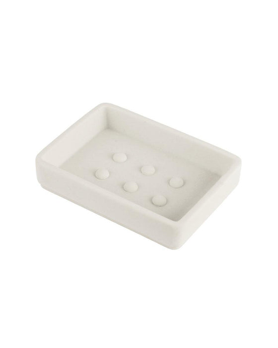 Jabonera Blanca Lisa