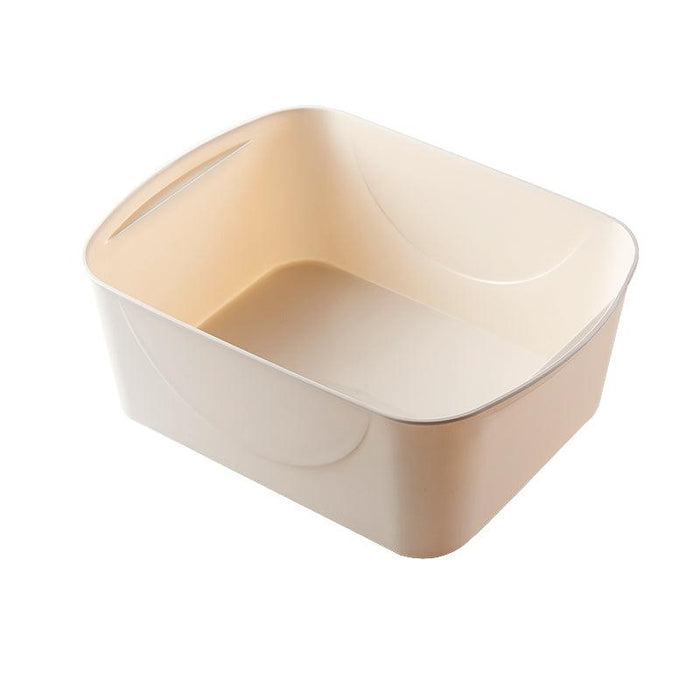 Caja beige o gris con Tapa Blanca