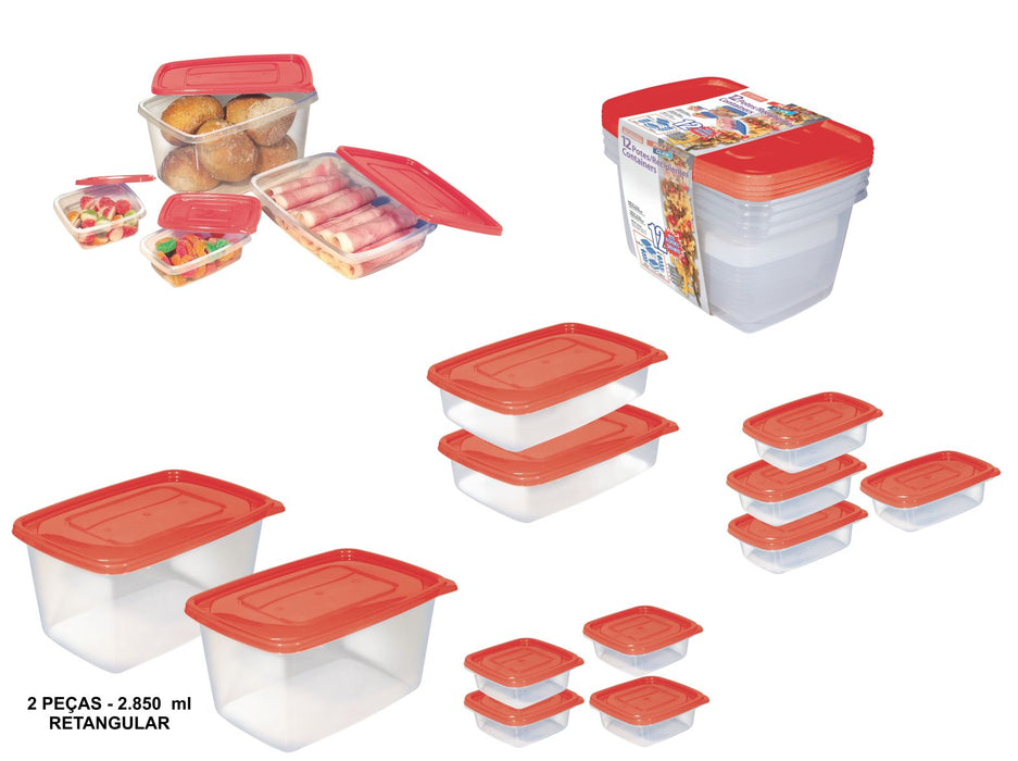 Set de 12 Tuppers