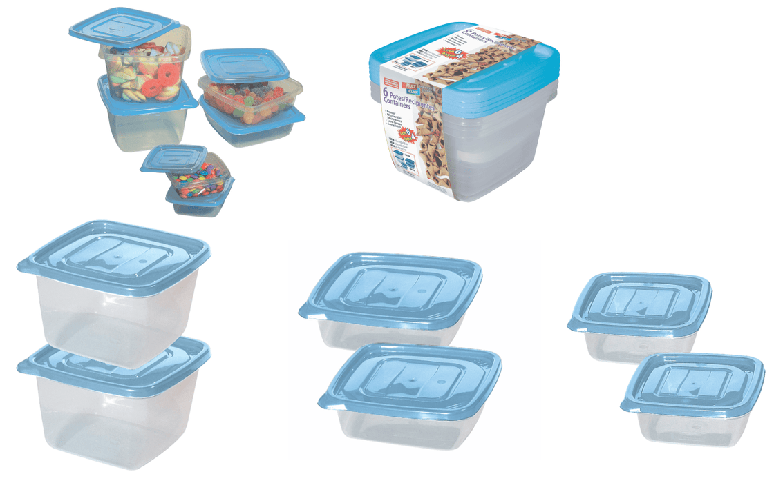 Set x6 de Tuppers