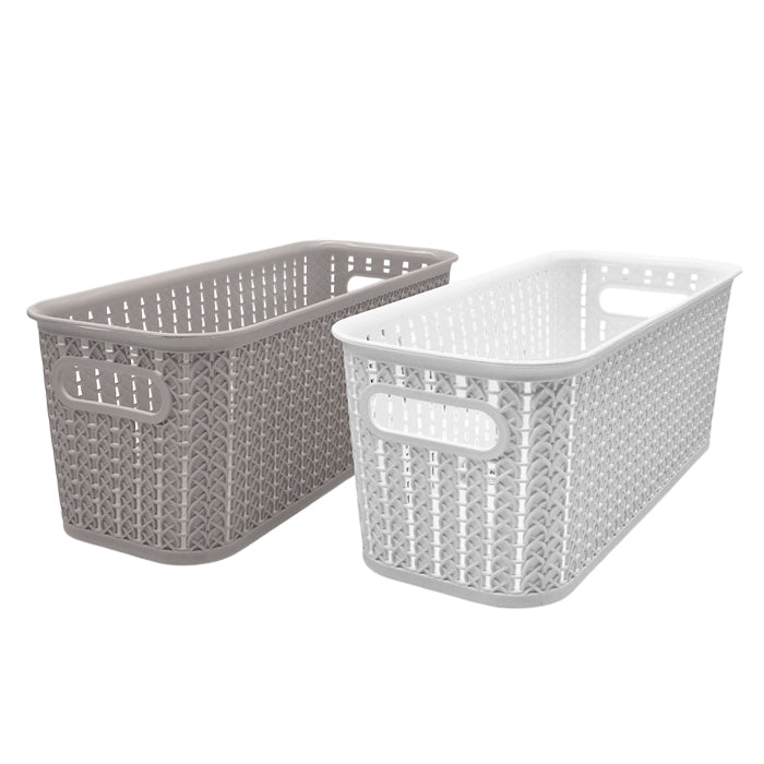 Canasto sin tapa Símil Rattan capacidad 5.5
