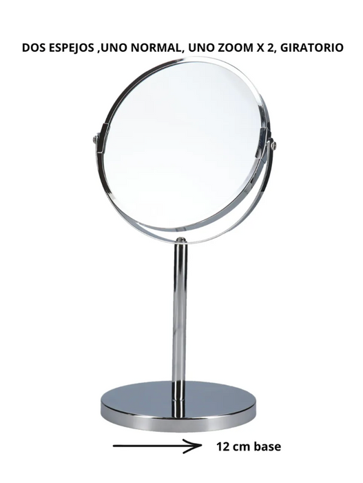 Espejo giratorio, zoom 2x1 y normal 1x1
