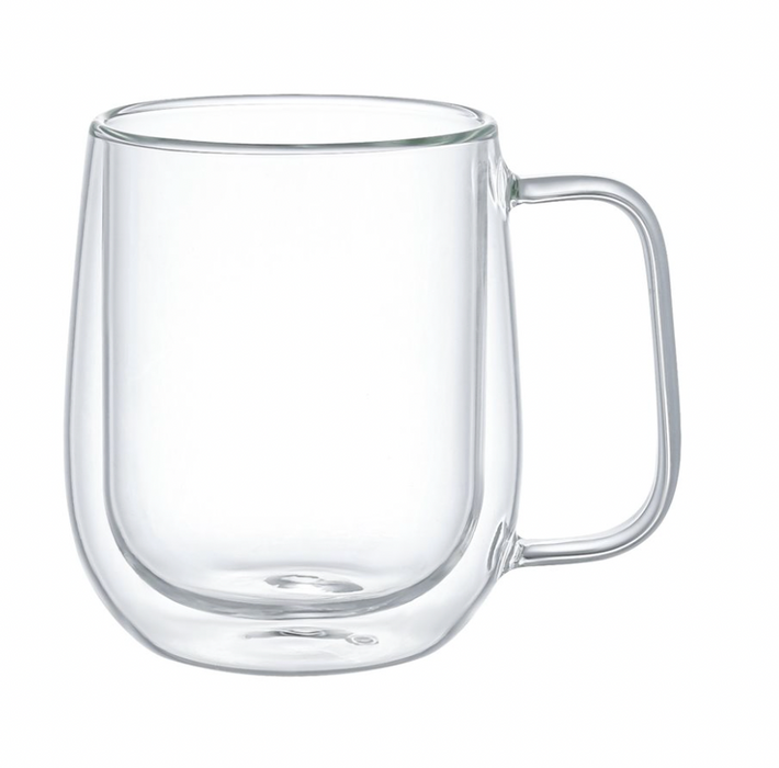 Set 2 tazas doble pared 250ml borosilicato varenna