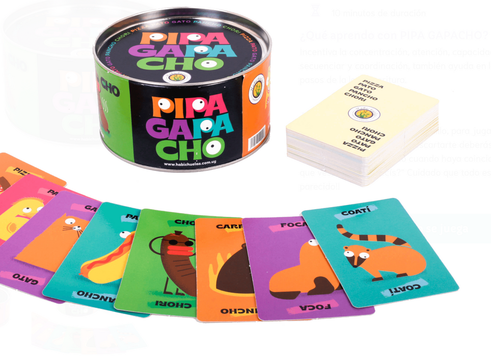 Juego de cartas Pipa Gapacho