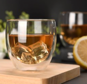 Set 2 vasos doble pared 200ml borosilicato varenna