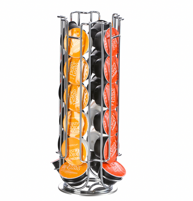 Soporte p/capsulas cafe dolce gusto metal d14x33cm