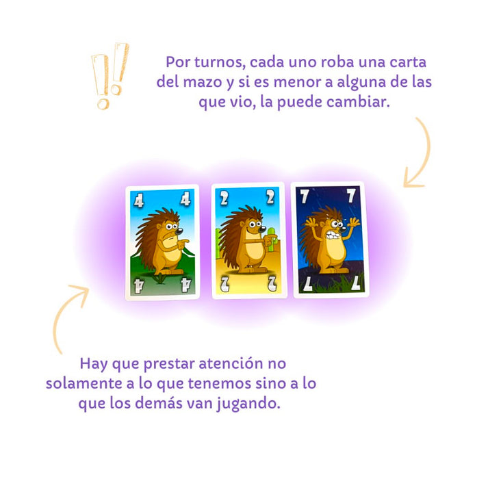 Juego de cartas Erizo