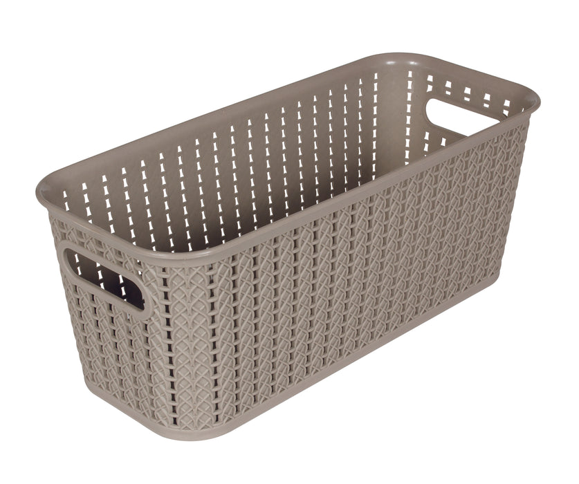 Canasto sin tapa Símil Rattan capacidad 5.5