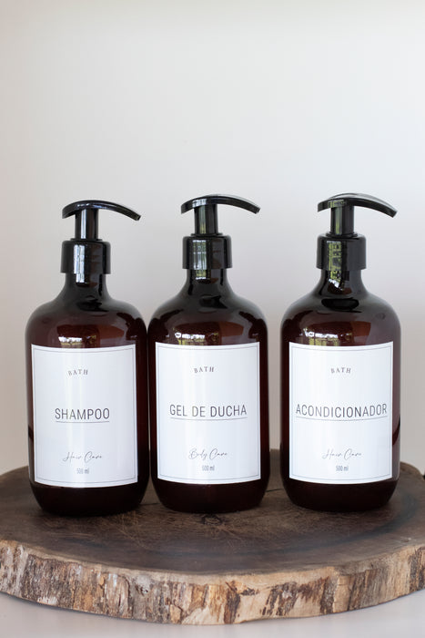 Dispensadores para shampoo , acondicionador y gel de ducha — Decomarket  Uruguay